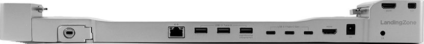 Docking station LandingZone për MacBook Pro 15" Touch Bar, 4x USB C, HDMI, gri