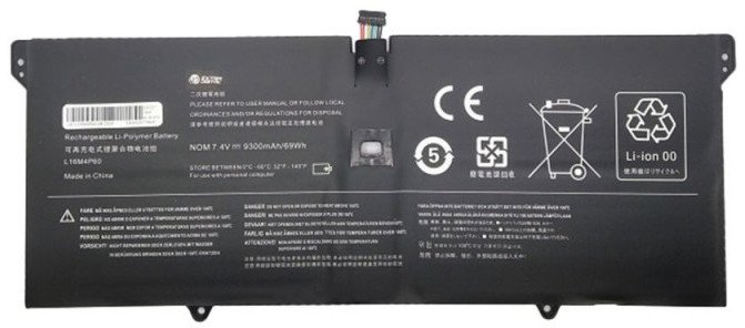 Батерија за лаптоп Extra Digital Lenovo L16M4P60, 9300mAh, 7.4V, црна