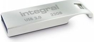 USB flash Integral Metal ARC, 32GB, USB 3.0, metalik