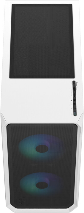Куќиште Fractal Design Focus 2 RGB White TG Clear Tint
