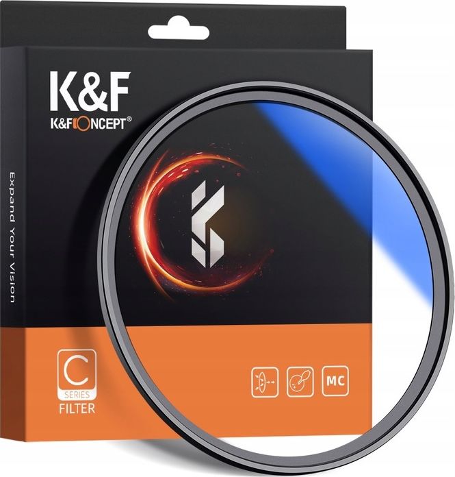 Filtër UV K&amp;F Concept KF01.1422, 52mm, HD MC Slim, i zi
