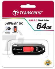 USB Transcend JetFlash 590, 64GB, USB 2.0, i zi