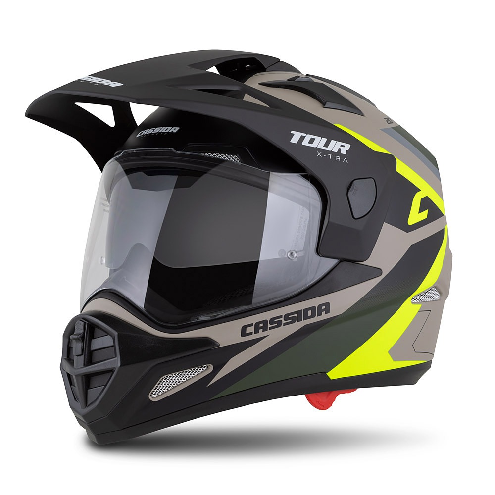 Helmetë moto Cassida Tour 2.0 X-tra, Pinlock ready, ECE 22.06, e zezë mat