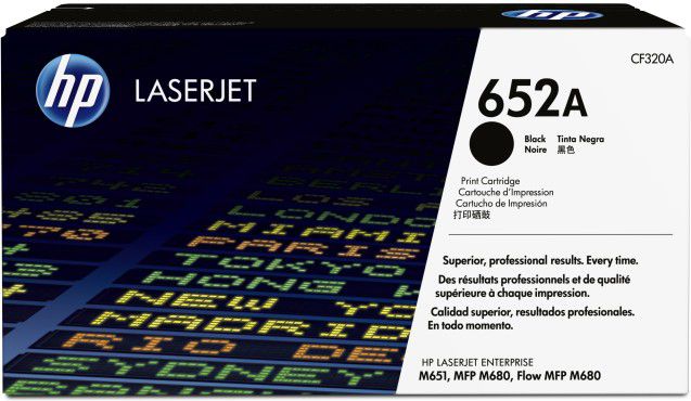 Toner për printerët HP 652A, i zi, CF320A