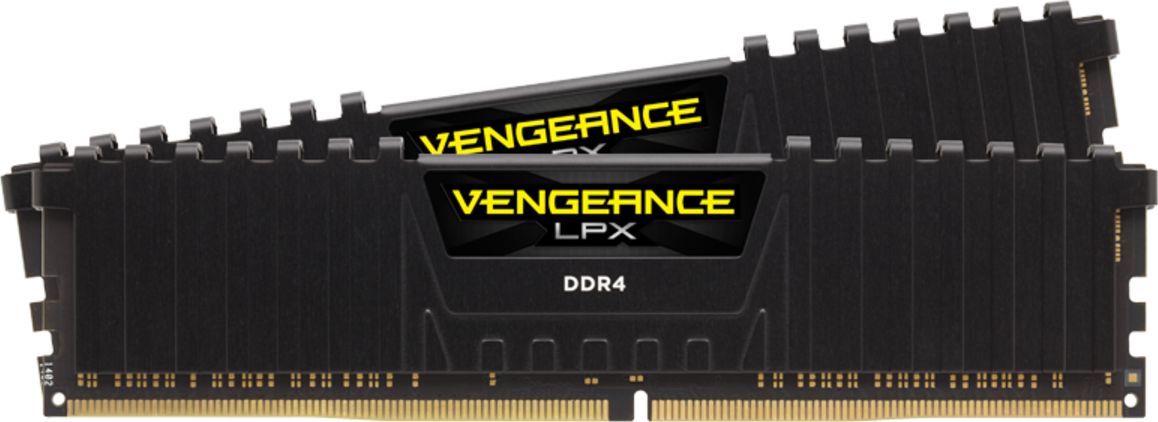 Memorie Vengeance LPX, DDR4, 32 GB,3200MHz, CL16 (CMK32GX4M2E3200C16), 2 copë, të zeza