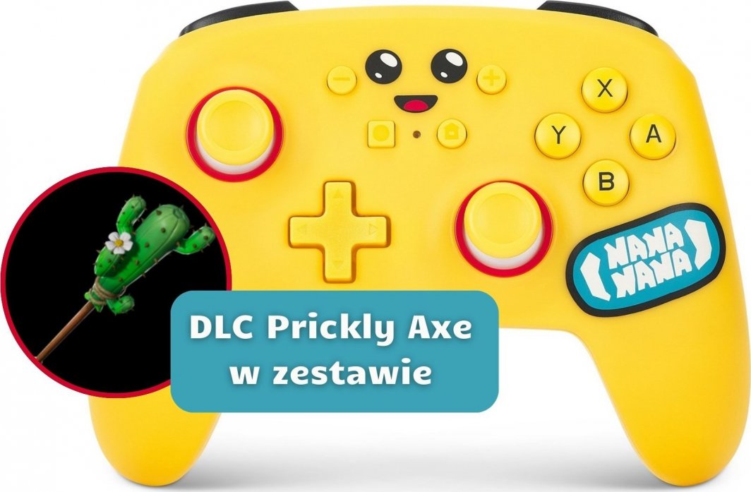 Kontroller PowerA Enhanced Fortnite Peely, wireless, i verdhë