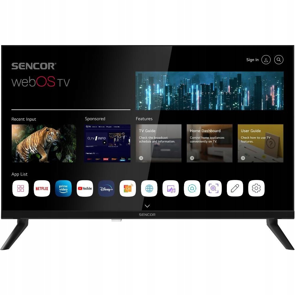 Televizor Sencor SLE 24S803B, 24", Smart TV, i zi