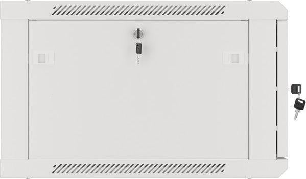 Ѕиден мрежен кабинет Lanberg WF01-6606-00S, 19" 6U, оптоварување 60kg, сив
