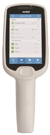 Lexues barkodi Zebra MC18, LCD 4 ", 2D, 1 GB, Android 5, Wifi, gri, 1 copë