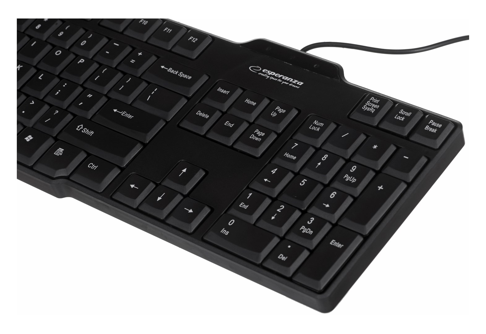 Tastierë Esperanza EK116, USB, e zezë