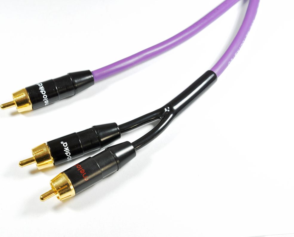 Kabllo Melodika RCA - RCA x2, 9m, vjollcë