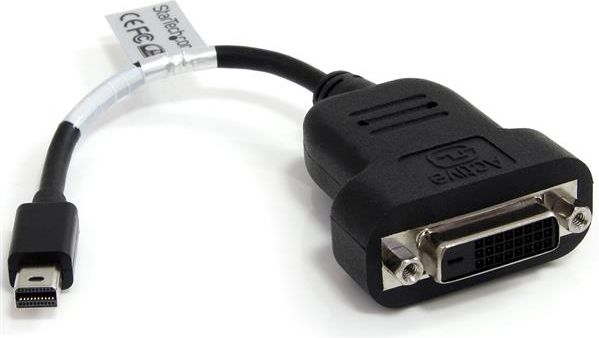 Përshtatës StarTech DisplayPort Mini - DVI-D, 0.2m, i zi