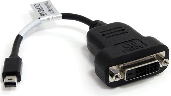 Përshtatës StarTech DisplayPort Mini - DVI-D, 0.2m, i zi