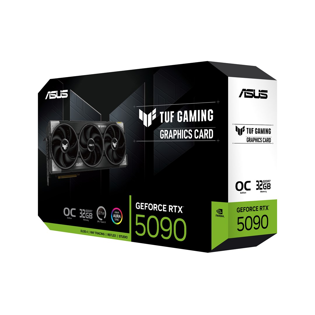 Kartelë grafike ASUS TUF Gaming TUF-RTX5090-O32G, NVIDIA GeForce RTX 5090, 32GB GDDR7