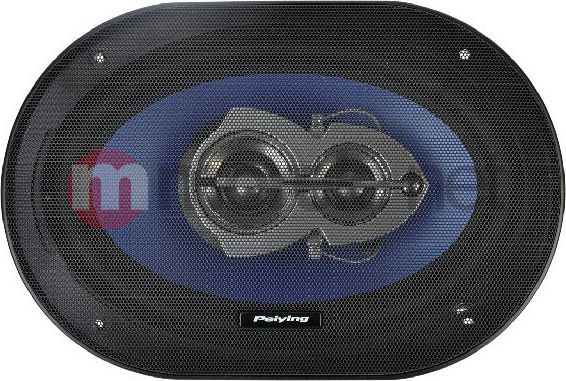 Altoparlantë për veturë PeiYing PY-AQ694C, 150W, 6"x9", të zinj