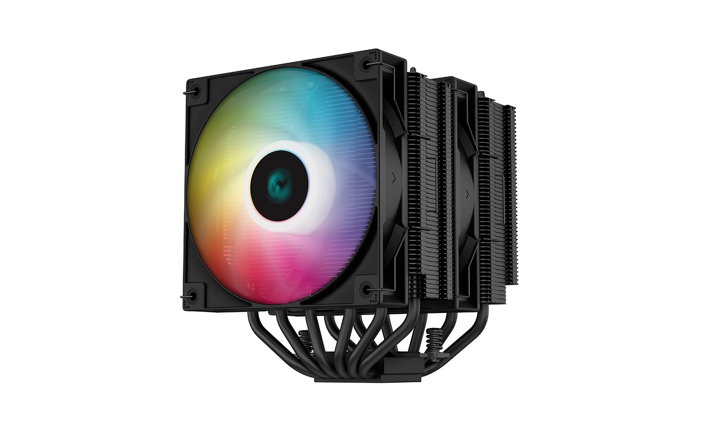 Ftohës CPU Deepcool AG620 BK ARGB, 260W TDP, 120mm Dual Fan, i zi