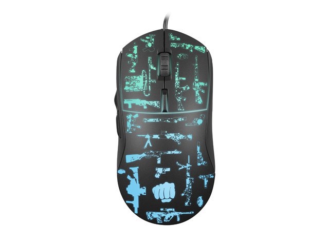 Set tastierë, maus dhe kufje FURY Thunderstreak 3.0, i zi