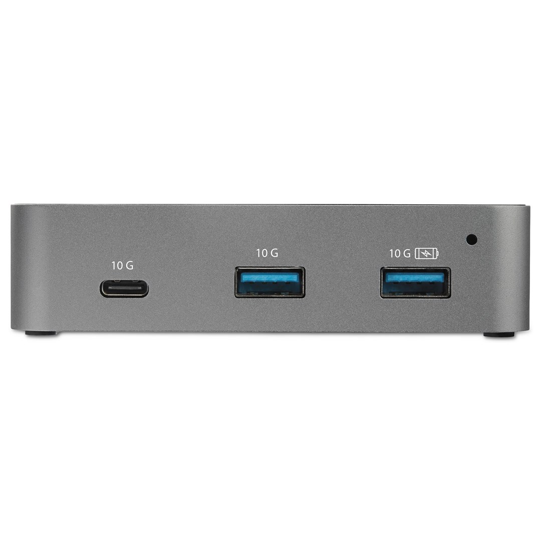 Qendër USB Startech, 4 porte, USB-C, 10Gbps, e zezë