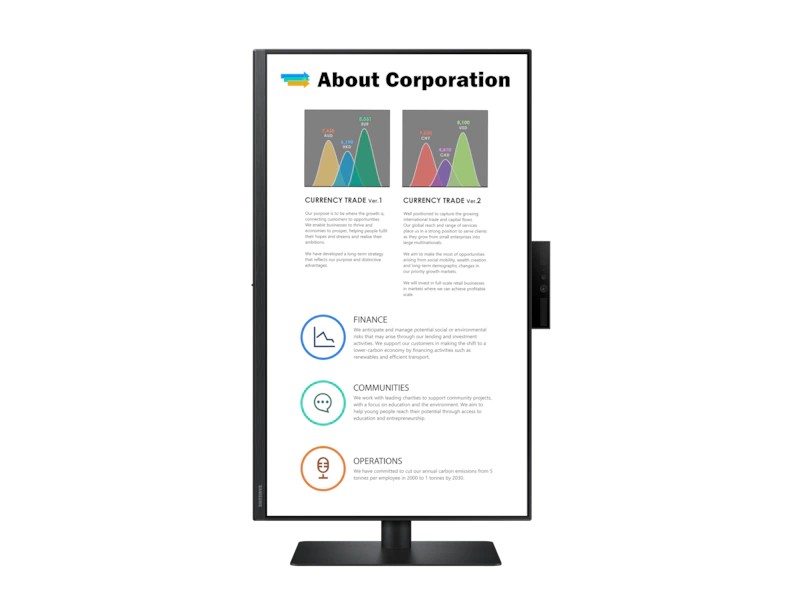 Monitor Samsung LS24A400VEUXENE, 24", IPS, FHD, i zi