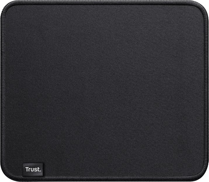Mousepad Trust Boye Eco, sipërfaqe e lëmuar, korniza të qepura, i zi