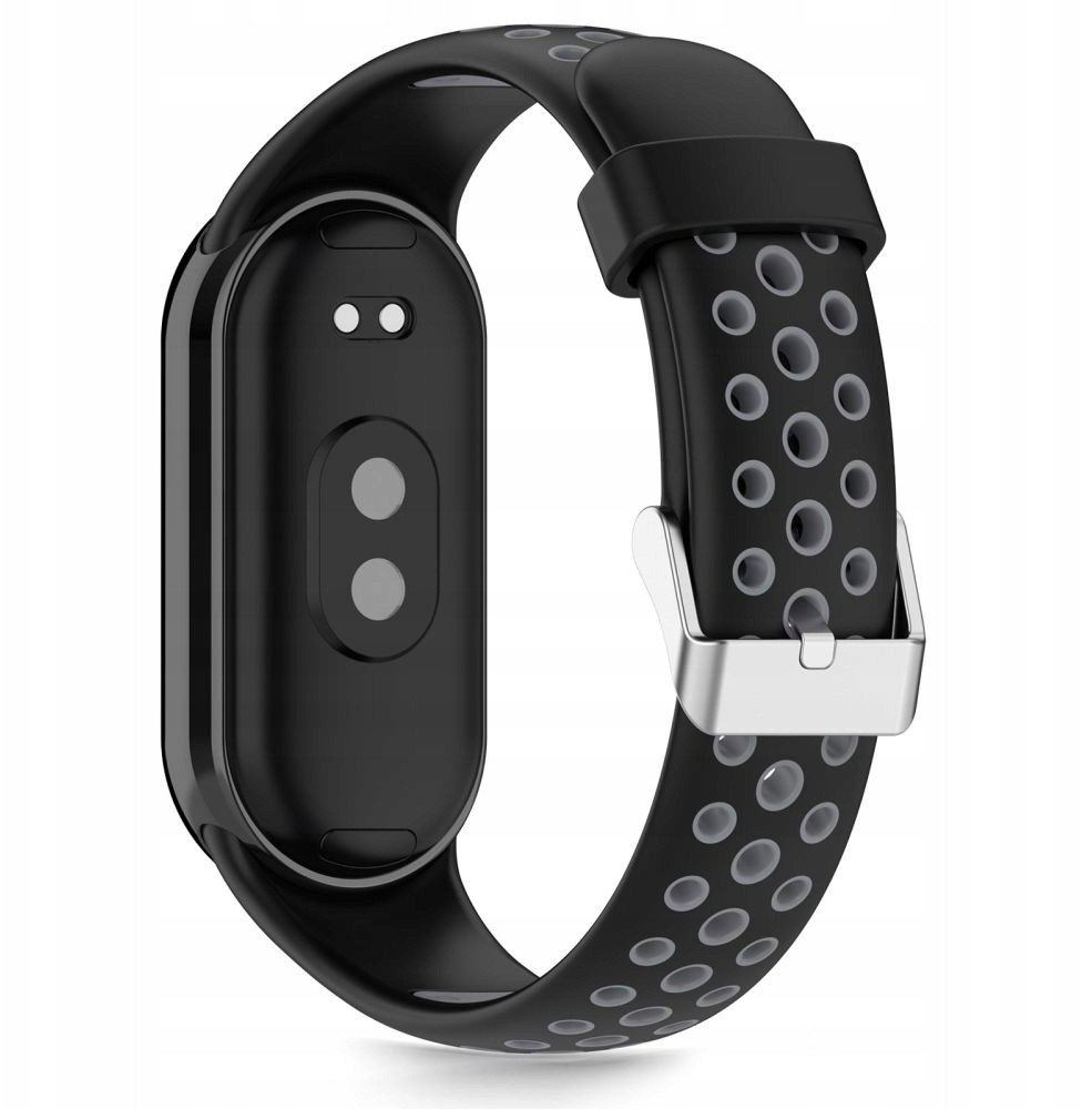 Rrip dore Tech-Protect Iconband Air, për Xiaomi Smart Band 8 9 10 NFC, silikon, i zi gri