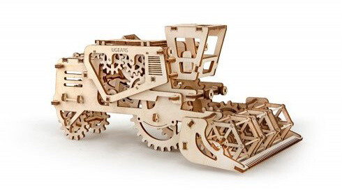 Сет UGEARS - Дрвена комбајна, механичка