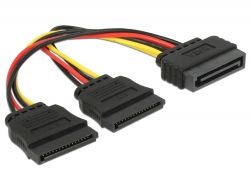 Kabllo Delock SATA 15-pin - SATA 15-pin x2, 0.15m