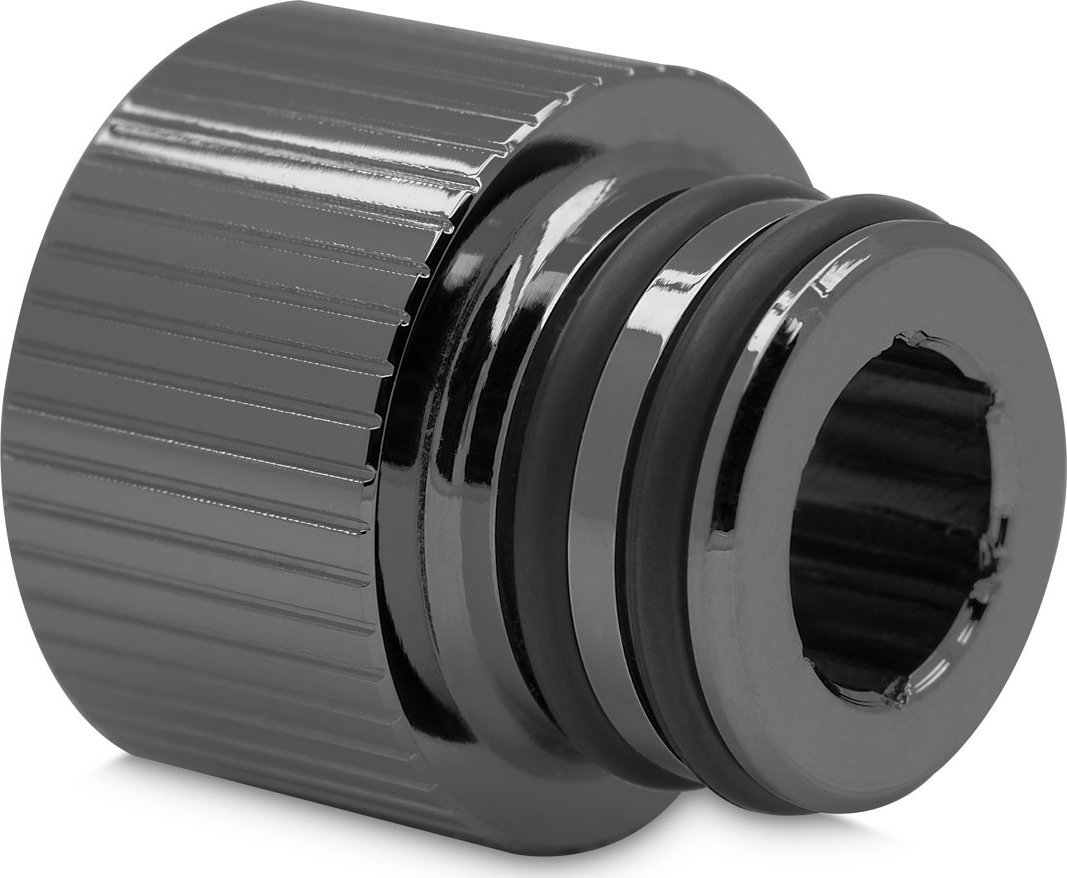 Adaptor uji EK Water Blocks EK-Quantum Torque Push-In M14, bronz me nikeli, i zi