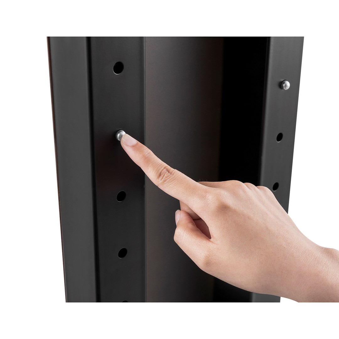 Karrocë për TV Maclean MC-865, 37"-70", VESA 600x400, e zezë