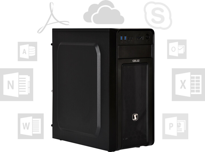 Kompjuter CZC PC OFFICE Pentium HDD, Intel Pentium G4400, 4GB DDR4, 1TB HDD, i zi
