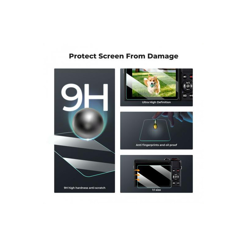 K&F Concept Screen Protector (Canon G7X III,G7X II,G9X II,G9X)