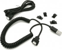 Furnizim energjie për motor SJCAM SJ10, rezistent ndaj ujit, dalje USB, i zi