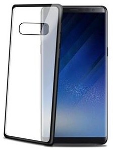 Mbrojtëse CELLY Laser TPU për Samsung Galaxy Note 8, e zezë / transparente