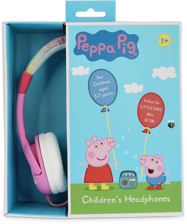 Kufje OTL Technologies Rainbow Peppa, rozë