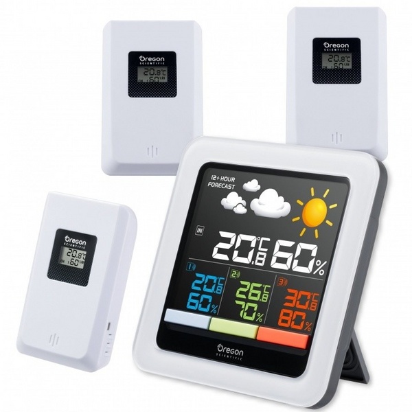Stacion moti Oregon Scientific RAR502SX, i bardhë