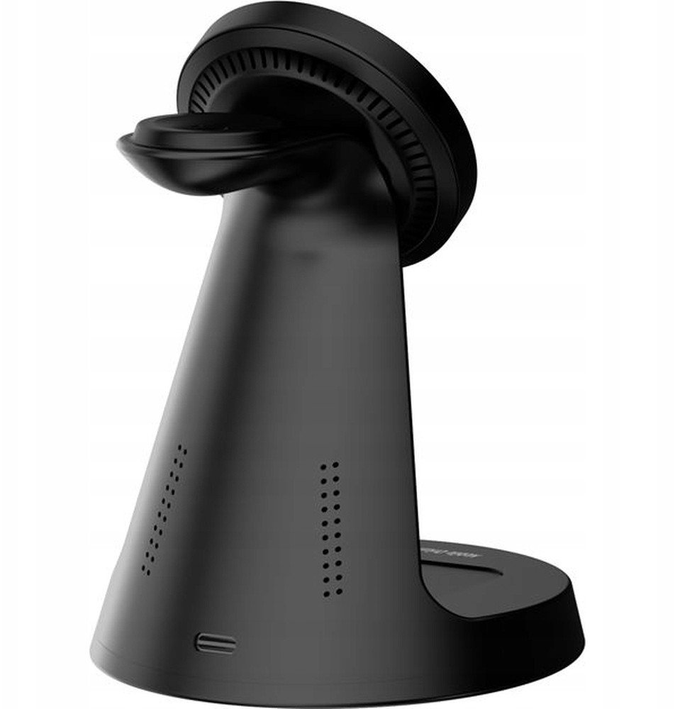 Karikues wireless 3n1 Mobile Origin PW9, me sustë magnetike MagSafe, për iPhone Apple Watch dhe kufje, i zi