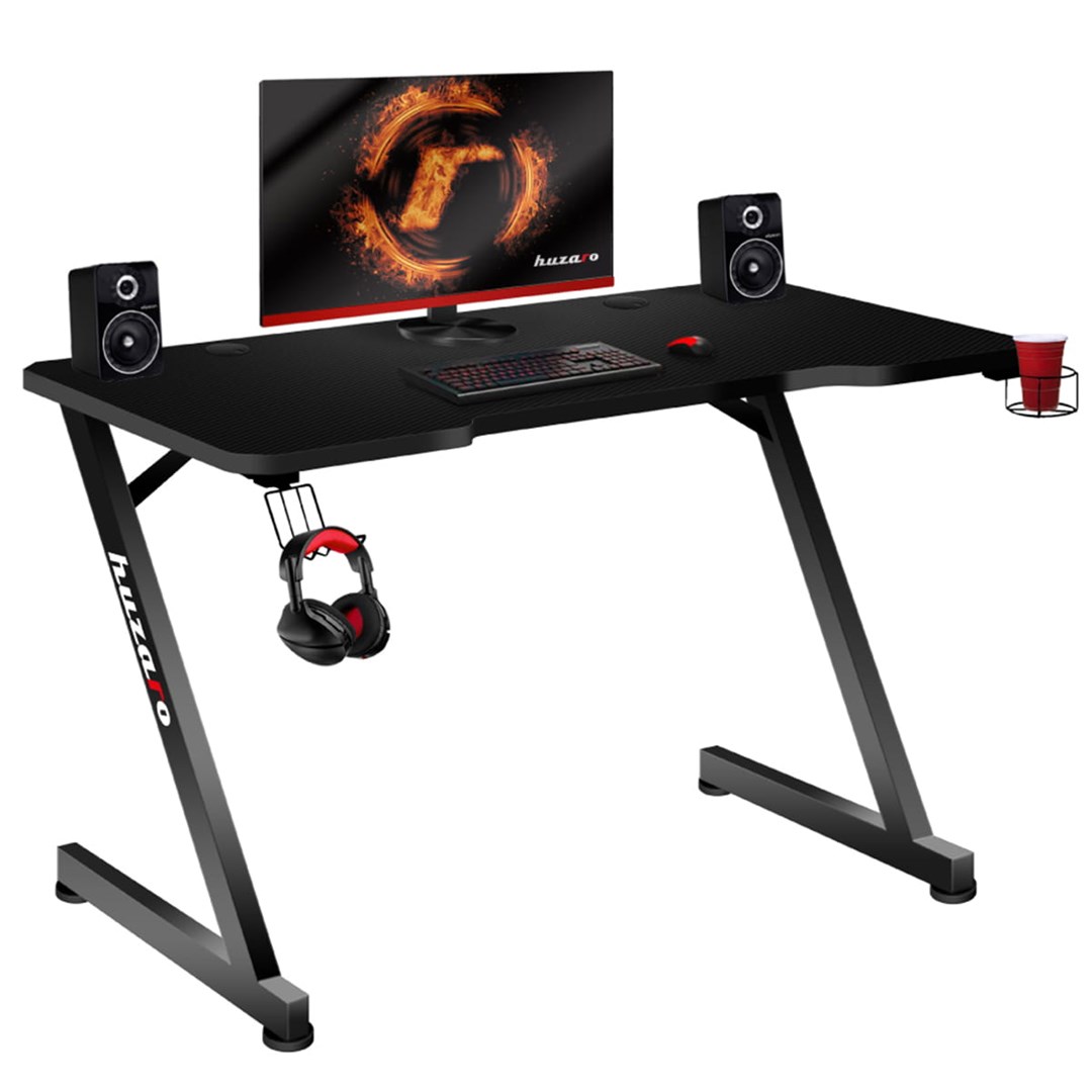 Tavolinë gaming Huzaro Hero 2.5, 120x60 cm, e zezë