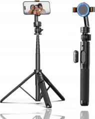 Selfie stick tripod Ulanzi SK-05, 1.6m, telekomandë Bluetooth, rrotullim 360°, i zi