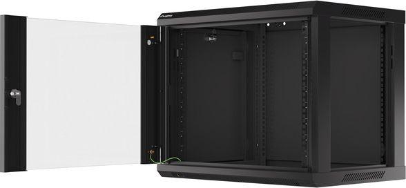 Kabinet për server Lanberg WF01-6409-10B, 19", i zi
