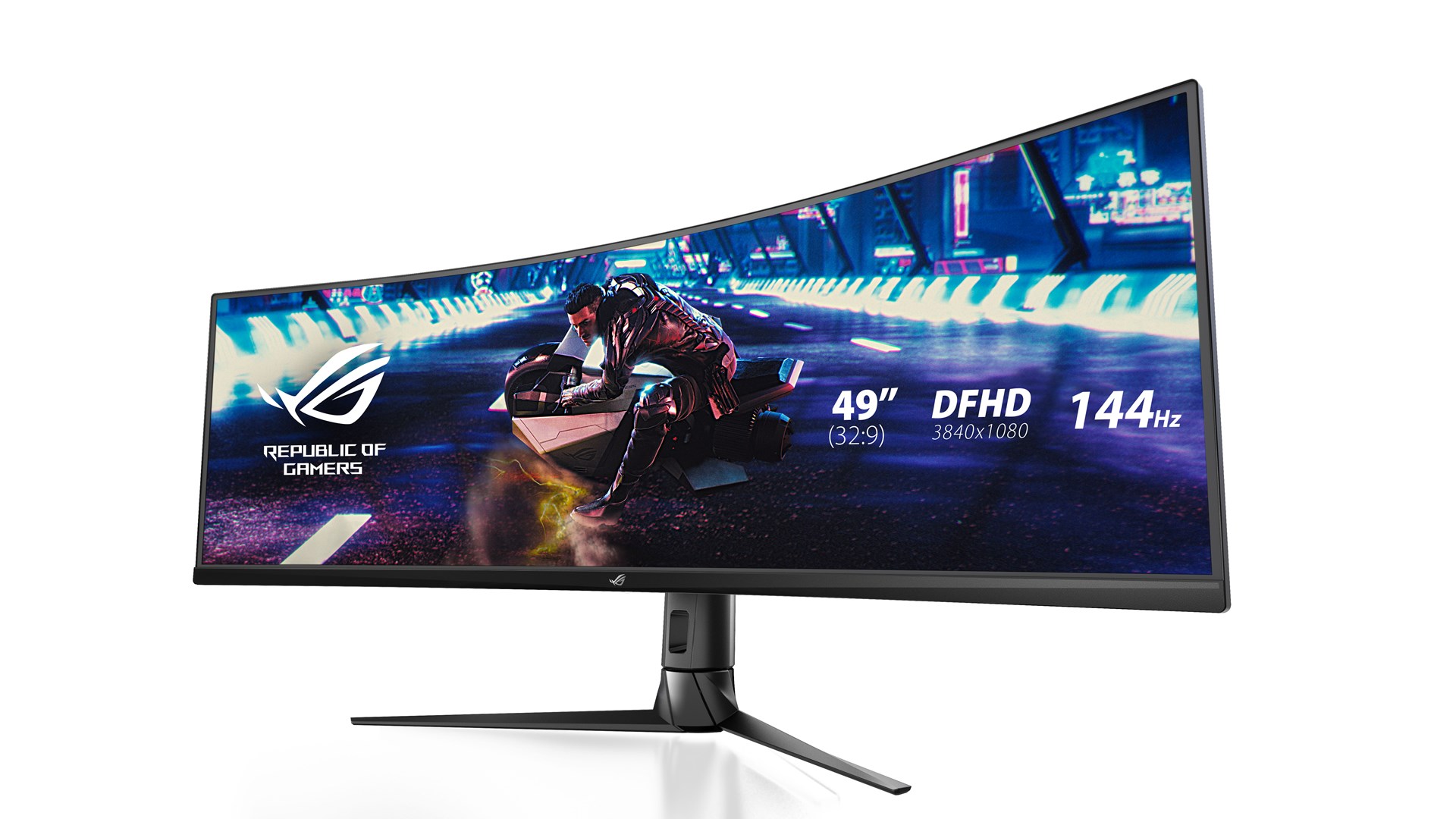 Monitor lojërash ROG Strix XG49VQ, 49", 3840x1080, 144 Hz, i zi