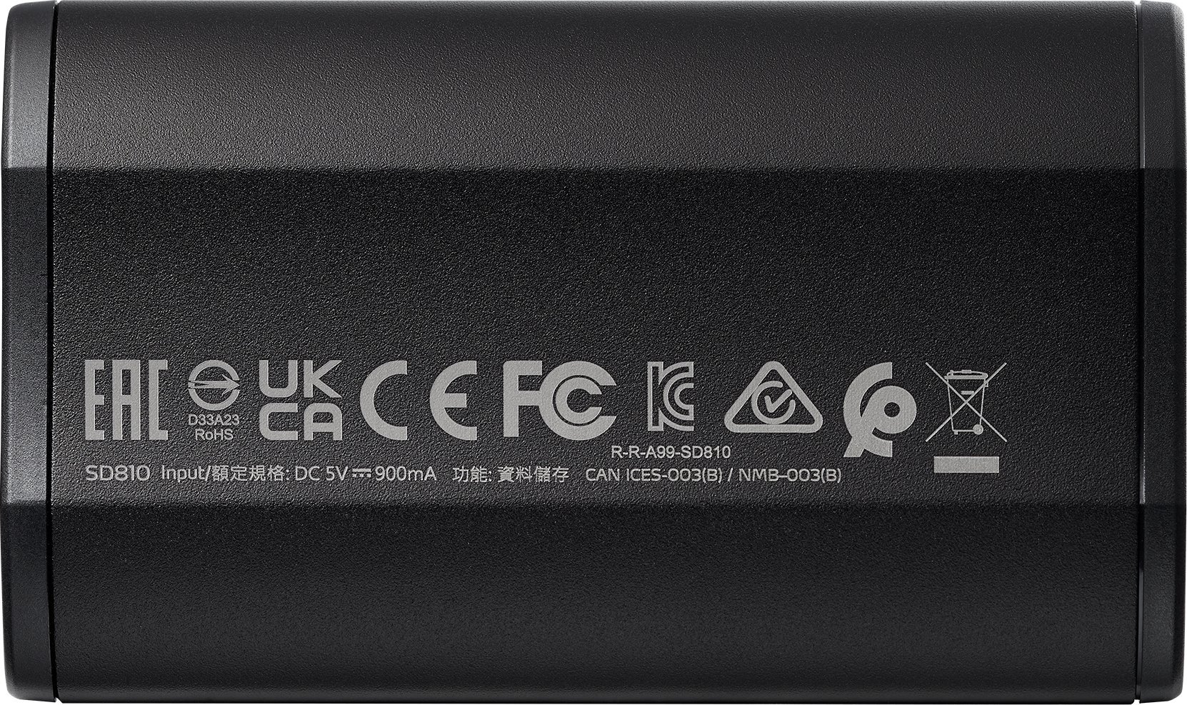 SSD i jashtëm ADATA SD810, 2TB, USB 3.2 Gen 2, i zi