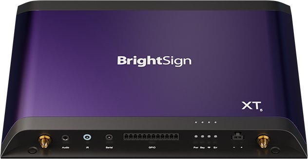 Дигитален плеер BrightSign XT1145, 8K Ultra HD, поддршка за два екрана, црно-виолетов