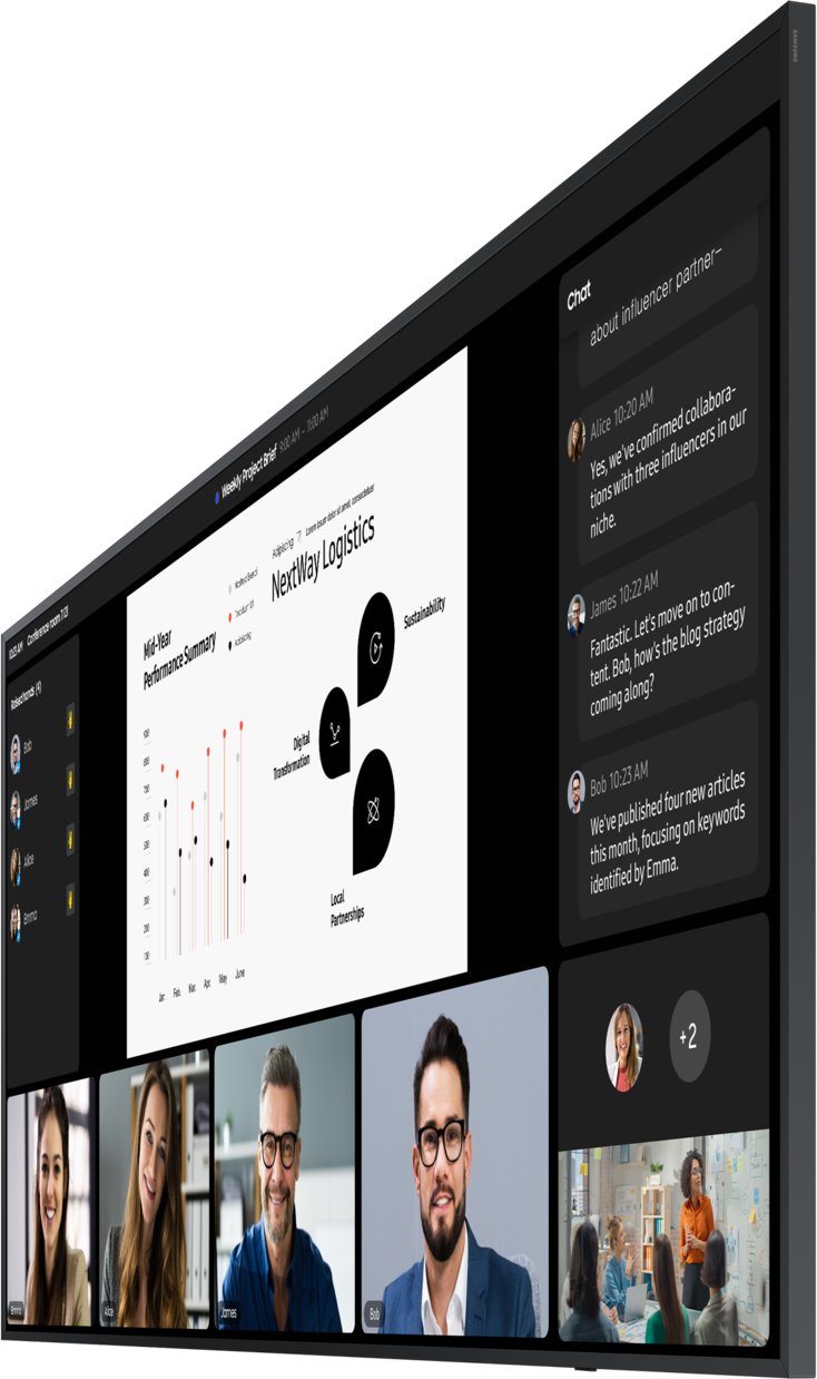 Ekran profesional Samsung QPDX-5K, 105", 5K Ultra HD, Wi-Fi, i zi