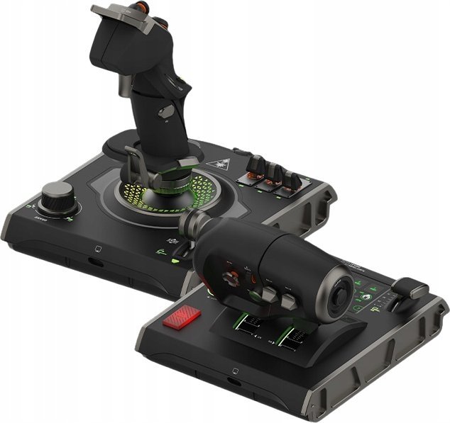 Joystick HOTAS Turtle Beach VelocityOne Flightdeck, me throttle, ekran me prekje, i zi