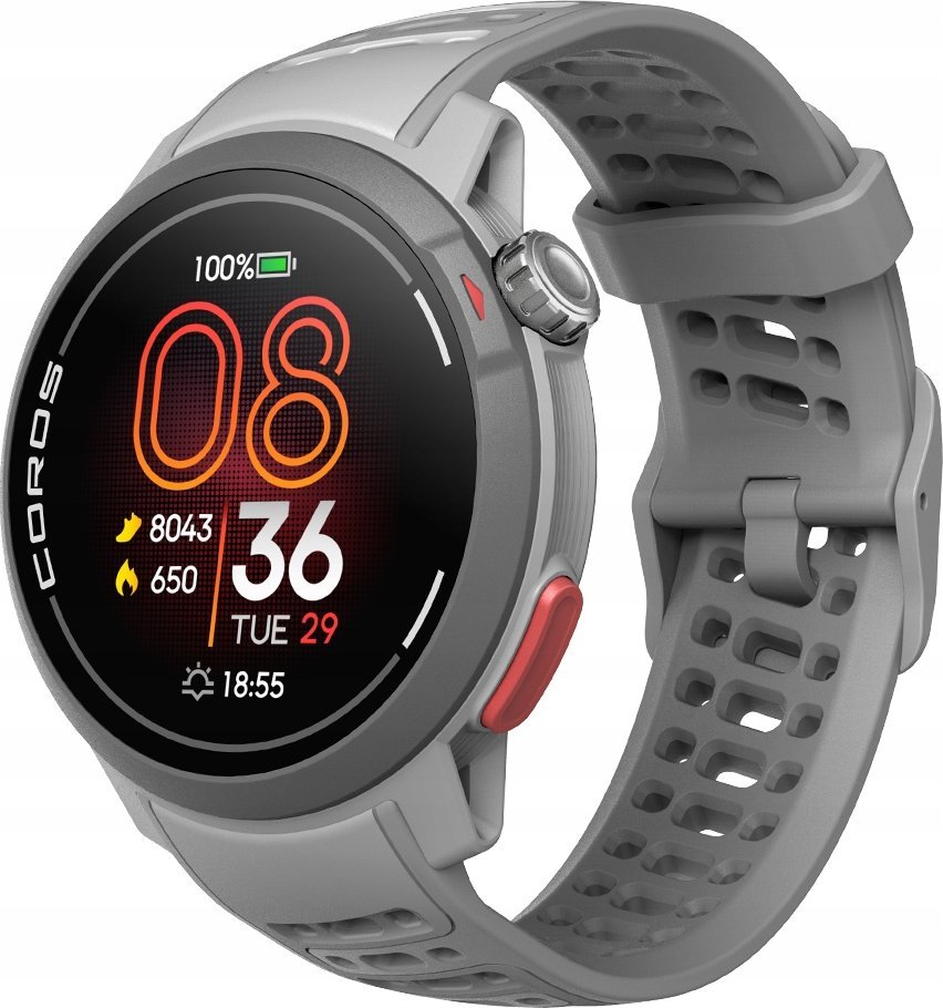 Ora sportive Coros Pace Pro, GPS, ekran AMOLED Always On, e zezë