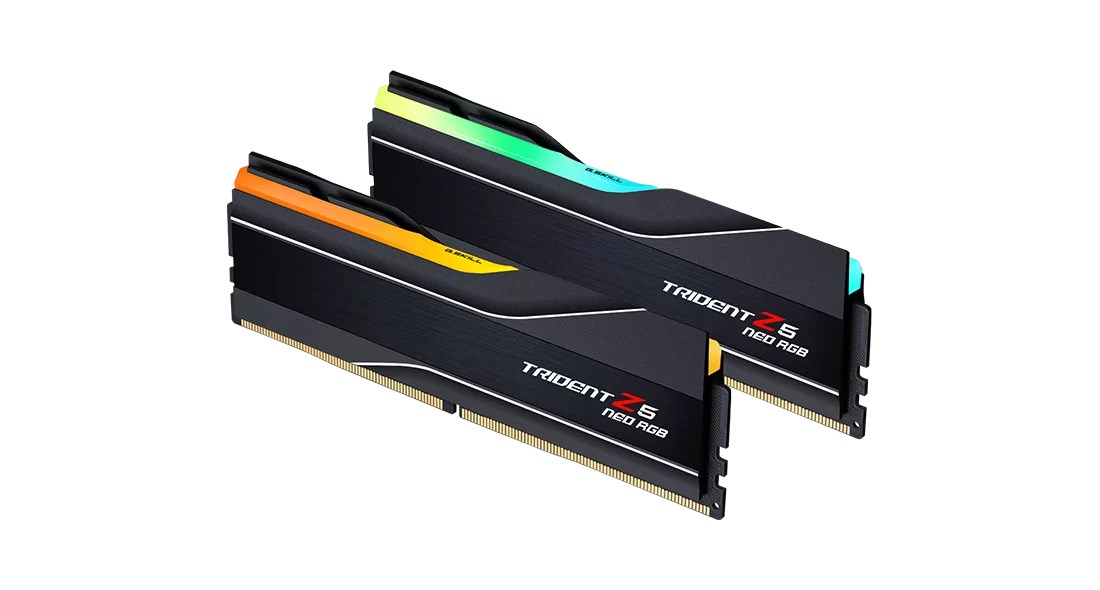 Memorie RAM G.Skill Trident Z5 Neo RGB, 48GB (2x24GB), DDR5, 6400MHz, e zezë