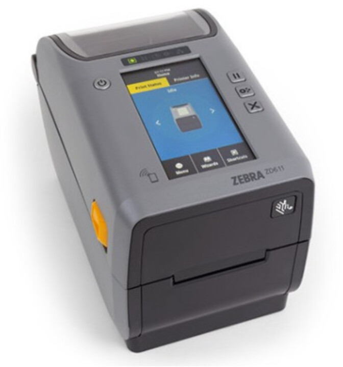 Printer i etiketave Zebra ZD611, TT, 300dpi, Dispenser (Peeler), i zi / gri