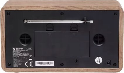 Радио Denver DAB-18LW, DAB+/FM, Bluetooth, кафе и бела