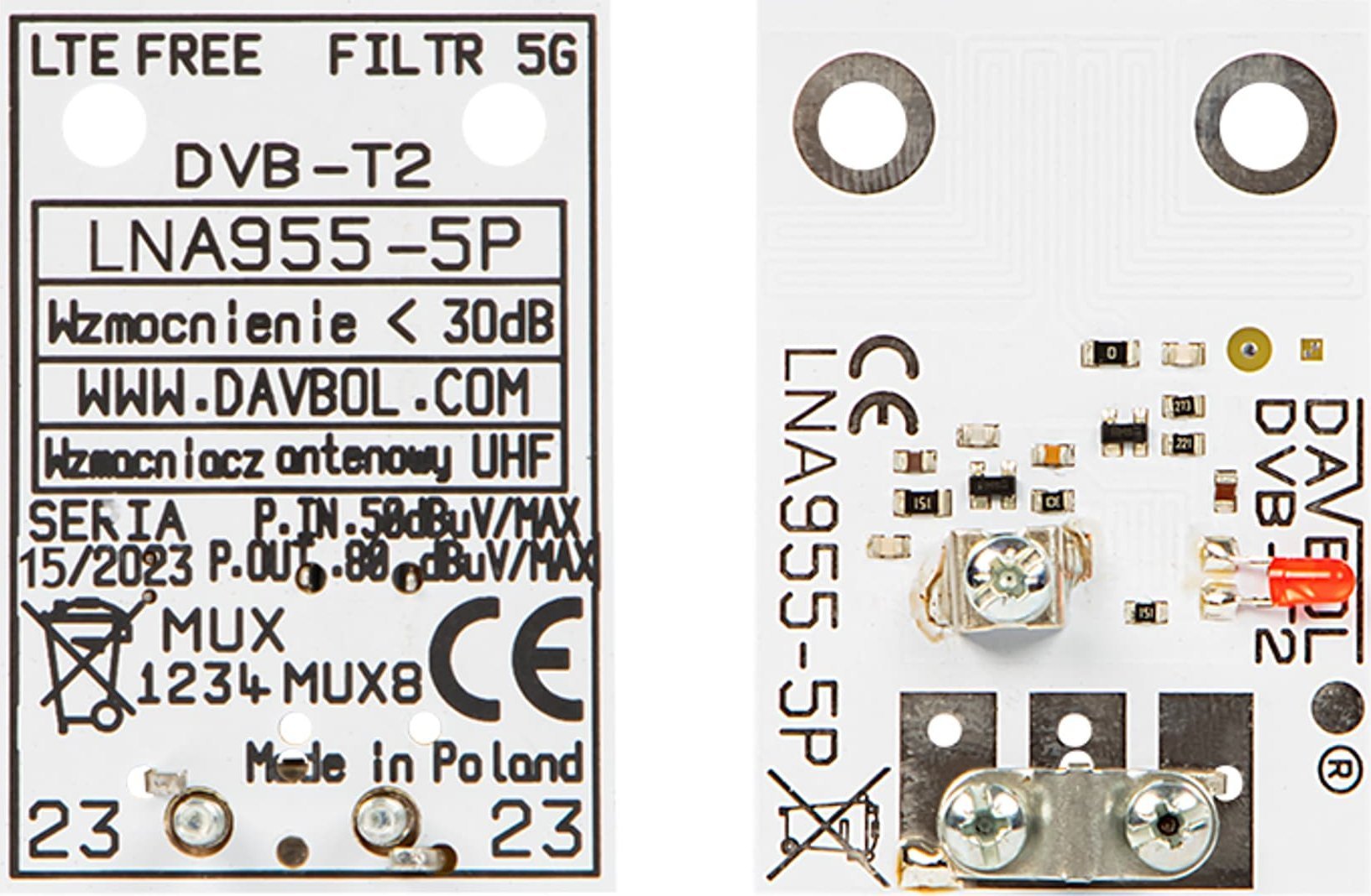 Amplifikator antene Signal LNA-955-5P, DVB-T MPEG-4, 5 dalje