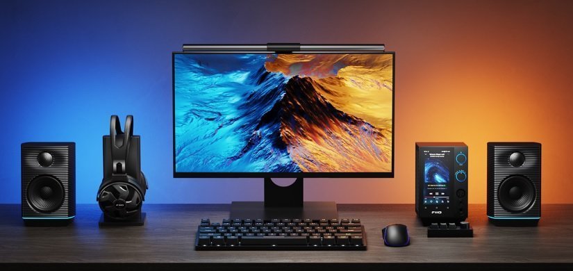 Amplifikator kufjesh FiiO Hybrid R7, DAC desktop, ekran me Android, i zi